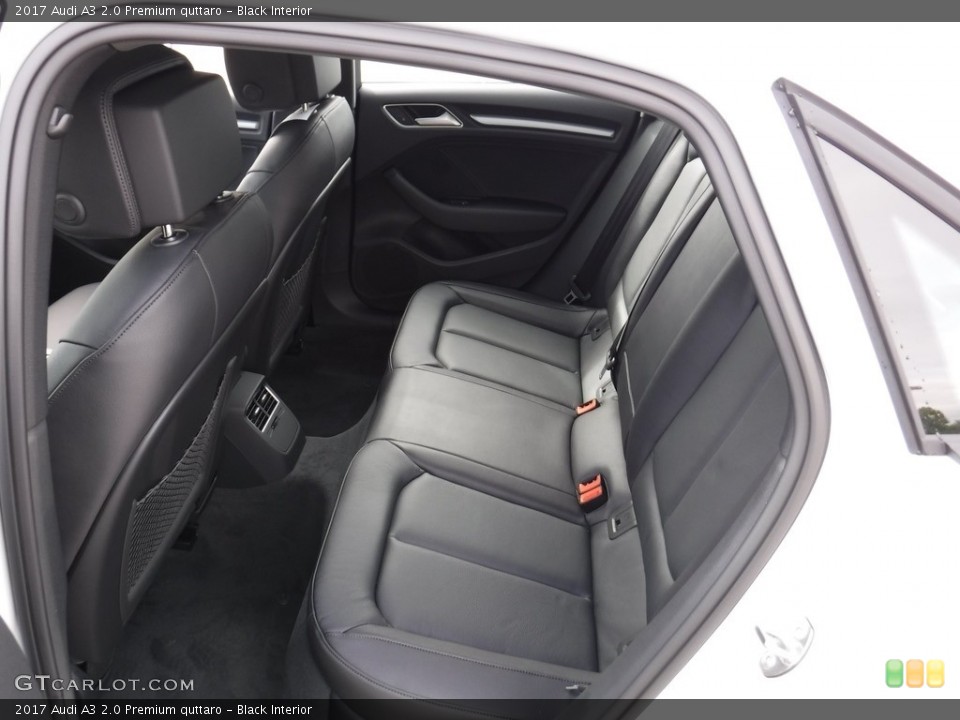 Black Interior Rear Seat for the 2017 Audi A3 2.0 Premium quttaro #116105967