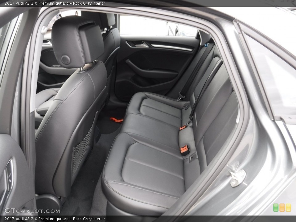 Rock Gray Interior Rear Seat for the 2017 Audi A3 2.0 Premium quttaro #116106924