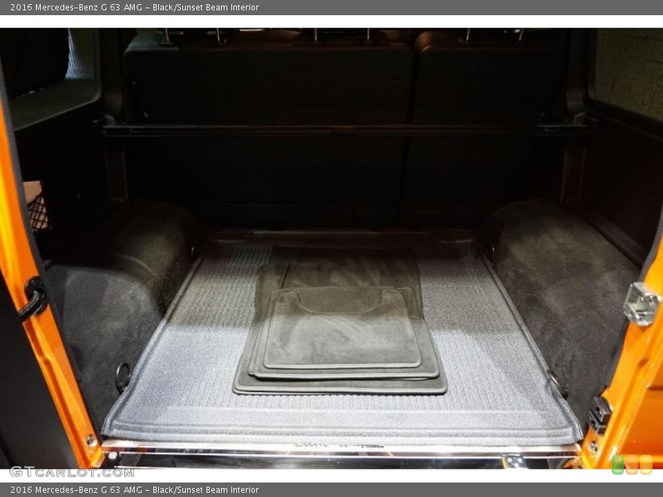 Black/Sunset Beam Interior Trunk for the 2016 Mercedes-Benz G 63 AMG #116108748