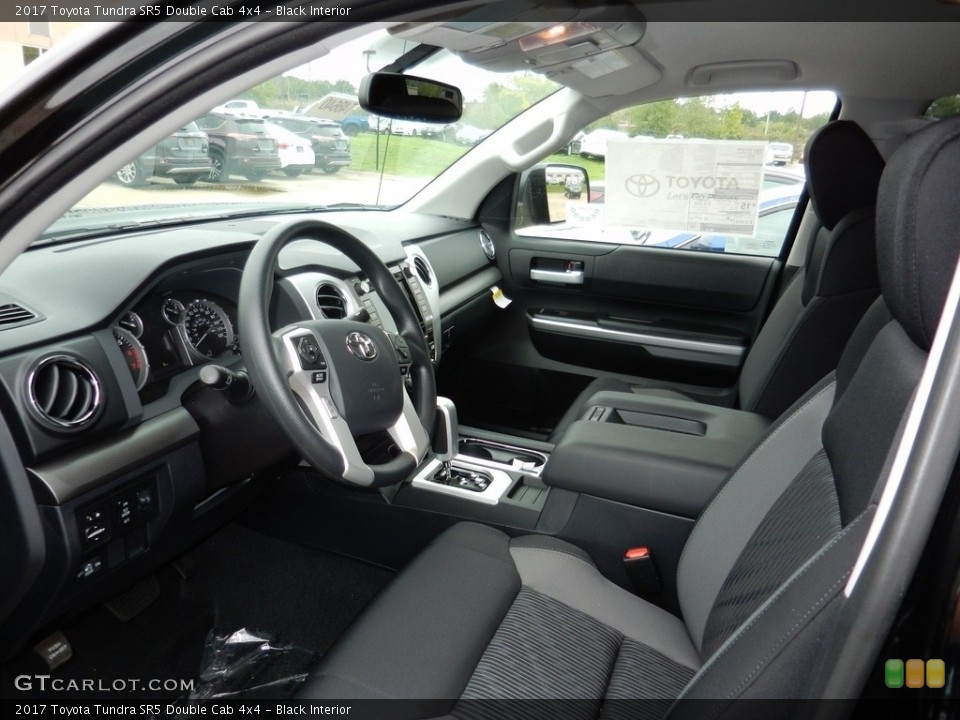 Black Interior Photo for the 2017 Toyota Tundra SR5 Double Cab 4x4 #116111790