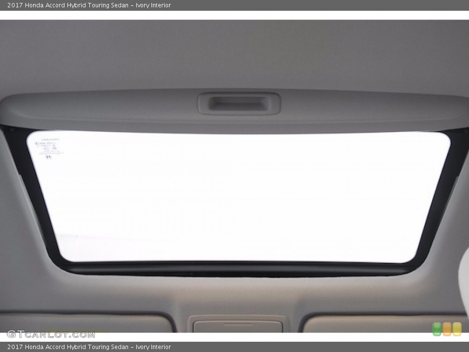 Ivory Interior Sunroof for the 2017 Honda Accord Hybrid Touring Sedan #116114996