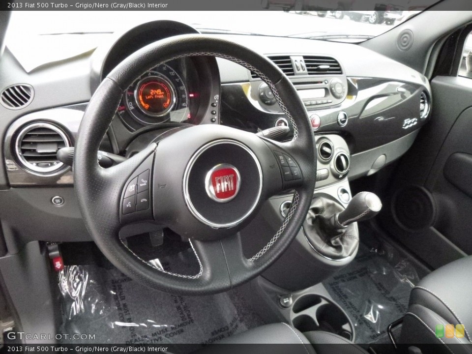 Grigio/Nero (Gray/Black) Interior Dashboard for the 2013 Fiat 500 Turbo #116120341