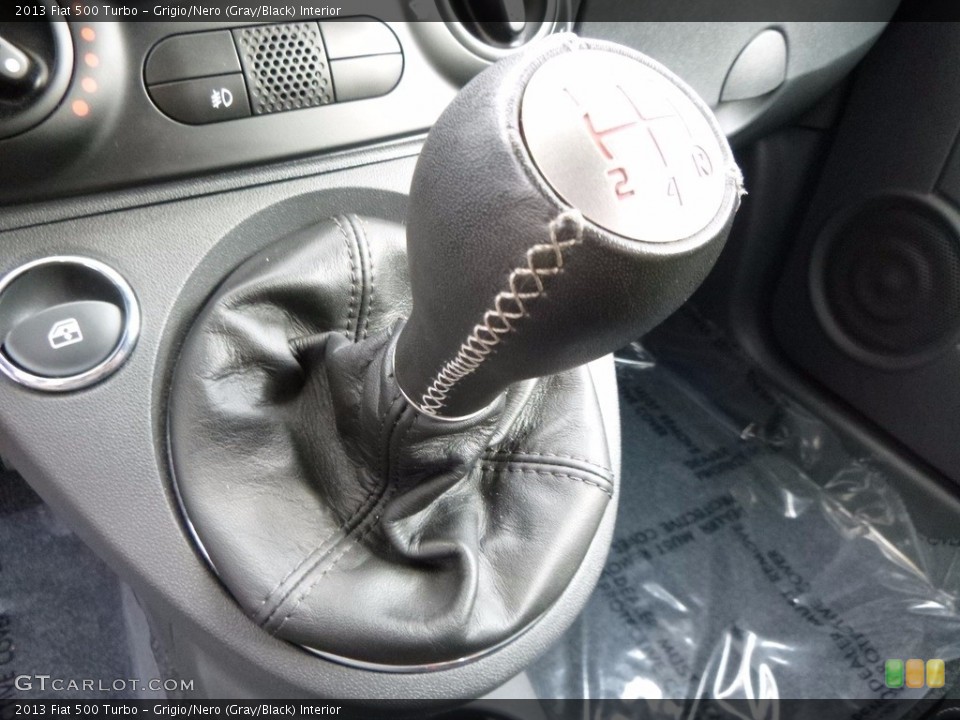 Grigio/Nero (Gray/Black) Interior Transmission for the 2013 Fiat 500 Turbo #116120428