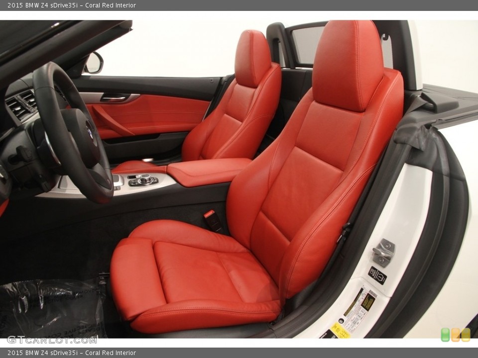 Coral Red Interior Front Seat for the 2015 BMW Z4 sDrive35i #116120968