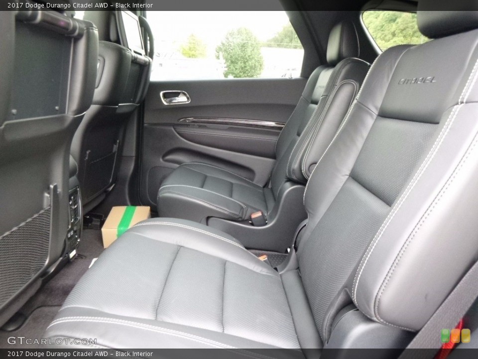 Black Interior Rear Seat for the 2017 Dodge Durango Citadel AWD #116122147