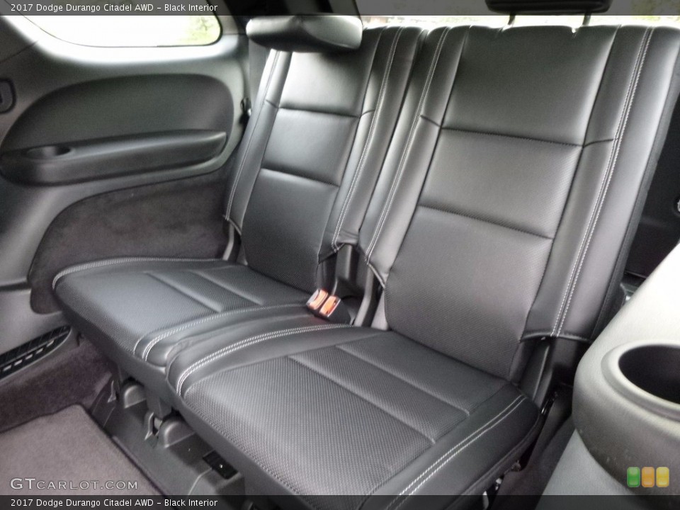 Black Interior Rear Seat for the 2017 Dodge Durango Citadel AWD #116122168