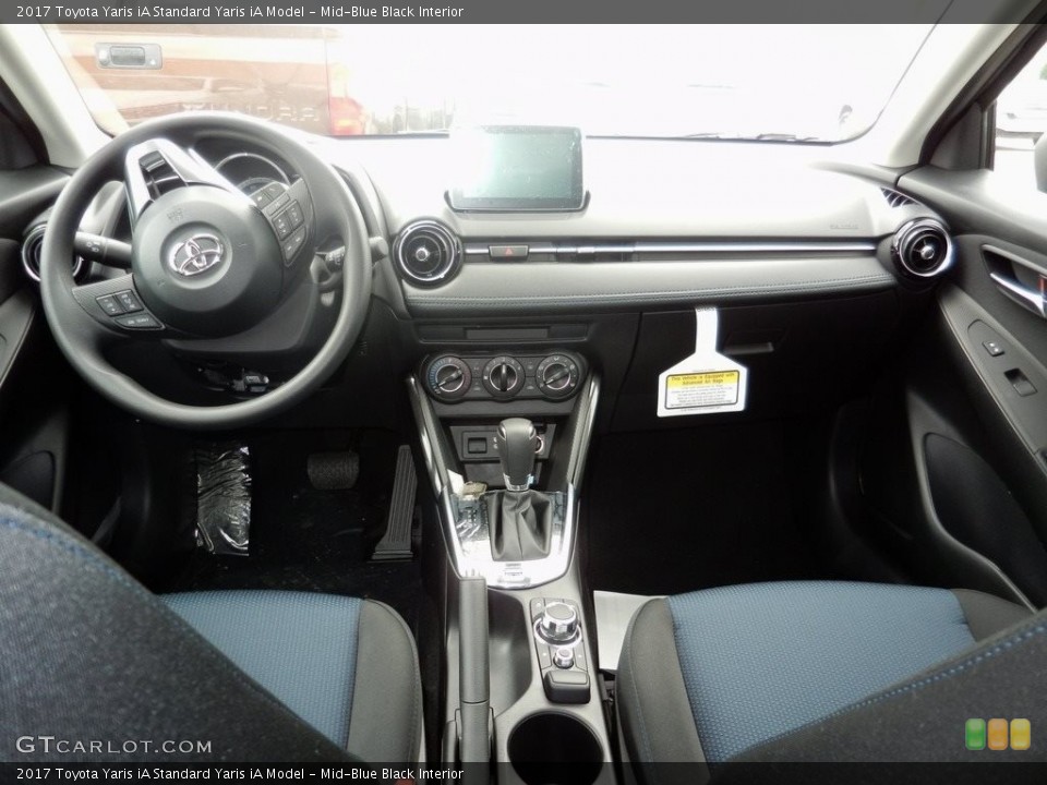 Mid-Blue Black Interior Dashboard for the 2017 Toyota Yaris iA  #116123863