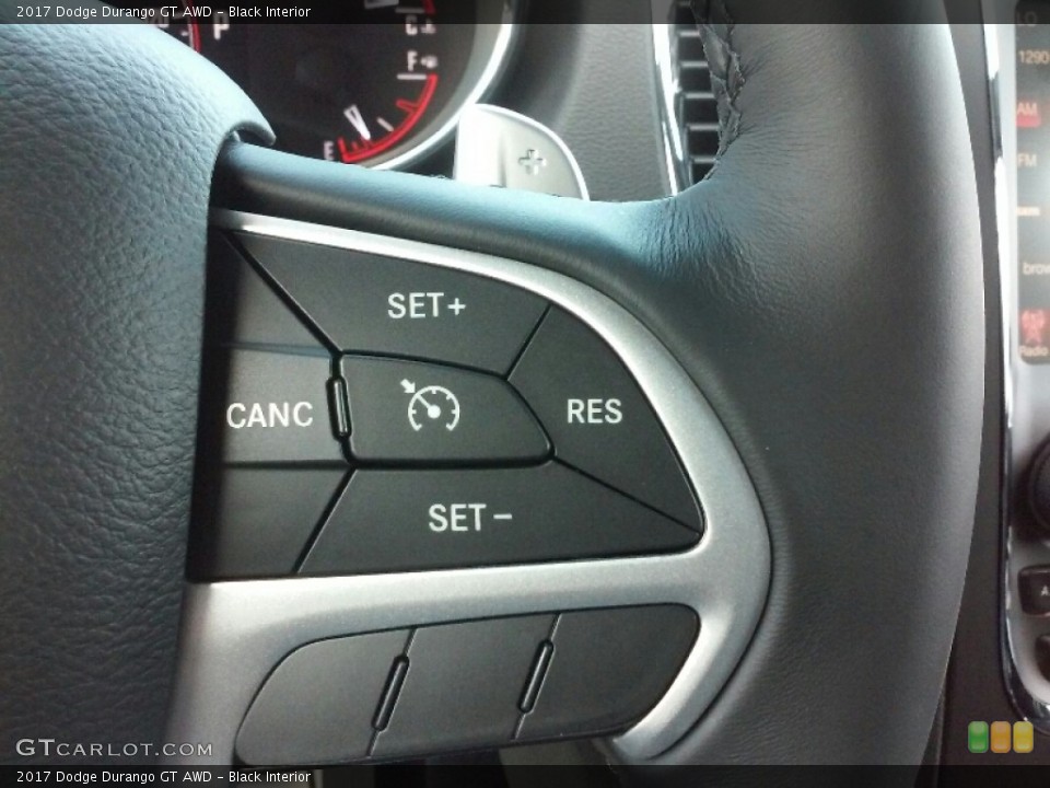 Black Interior Controls for the 2017 Dodge Durango GT AWD #116124805