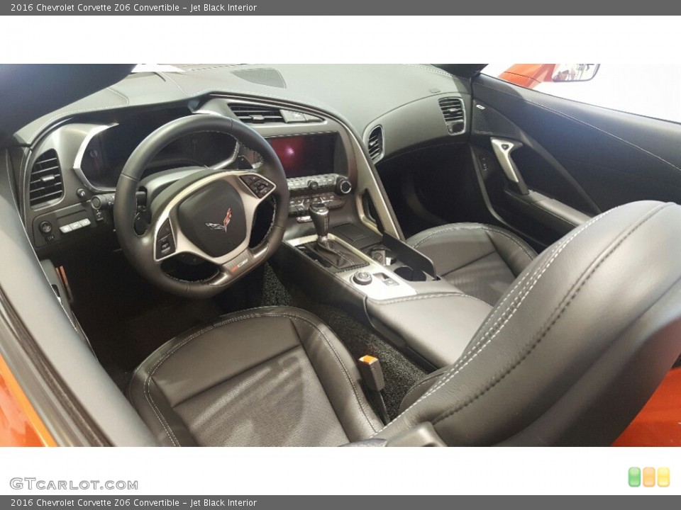 Jet Black Interior Prime Interior for the 2016 Chevrolet Corvette Z06 Convertible #116127091