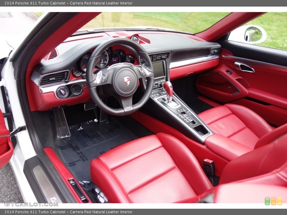 Carrera Red Natural Leather 2014 Porsche 911 Interiors