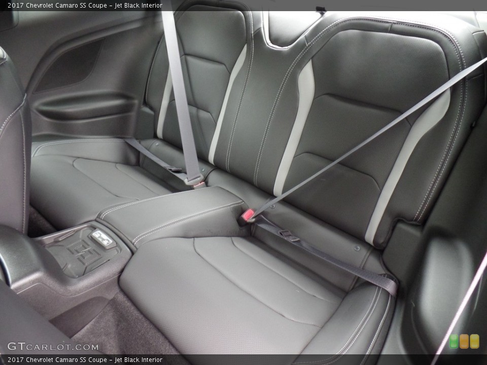 Jet Black Interior Rear Seat for the 2017 Chevrolet Camaro SS Coupe #116132542