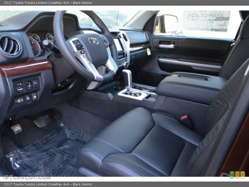 Black Interior Photo for the 2017 Toyota Tundra Limited CrewMax 4x4 #116134147