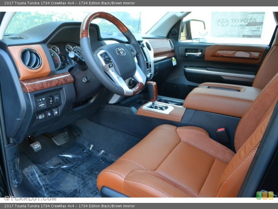 1794 Edition Black/Brown Interior Photo for the 2017 Toyota Tundra 1794 CrewMax 4x4 #116134948