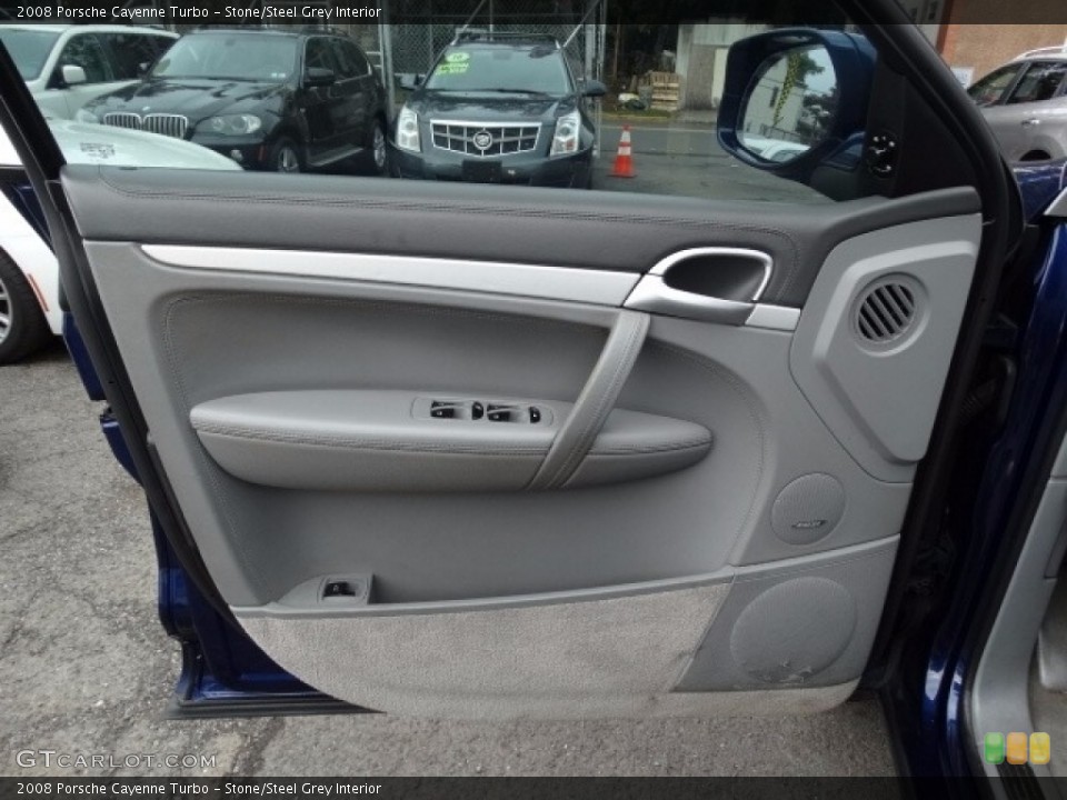 Stone/Steel Grey Interior Door Panel for the 2008 Porsche Cayenne Turbo #116139134