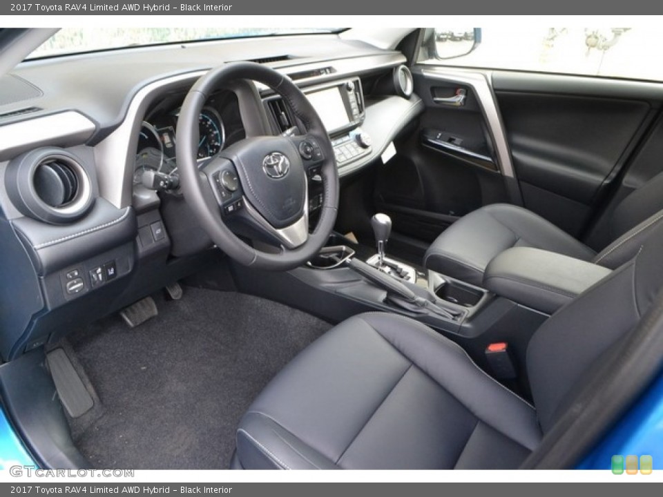 Black Interior Photo for the 2017 Toyota RAV4 Limited AWD Hybrid #116140172