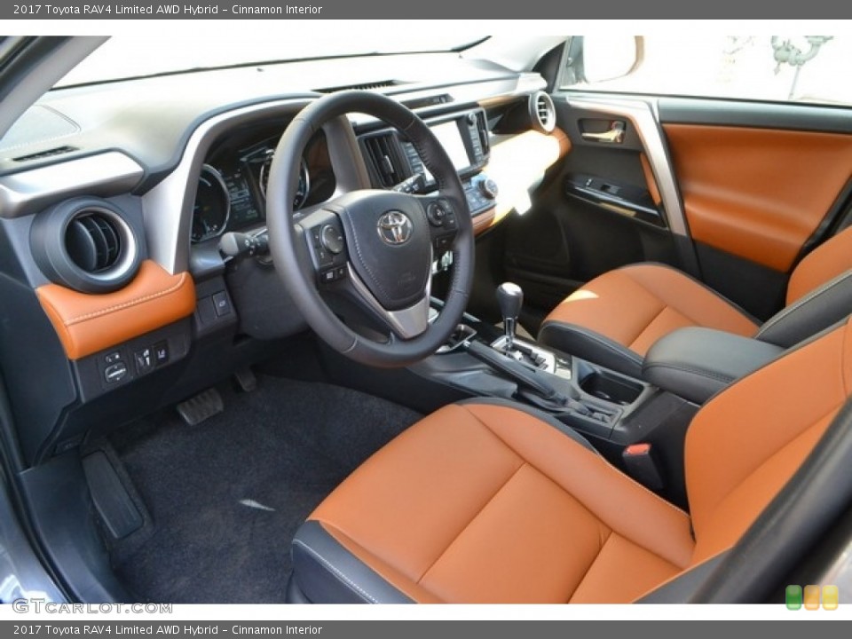 Cinnamon Interior Photo for the 2017 Toyota RAV4 Limited AWD Hybrid #116140367