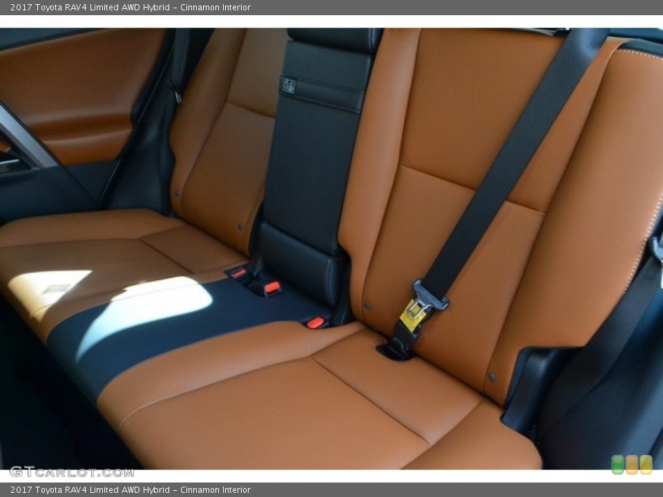 Cinnamon Interior Rear Seat for the 2017 Toyota RAV4 Limited AWD Hybrid #116140412
