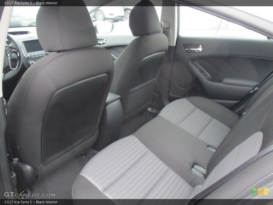 Black Interior Rear Seat for the 2017 Kia Forte S #116144363
