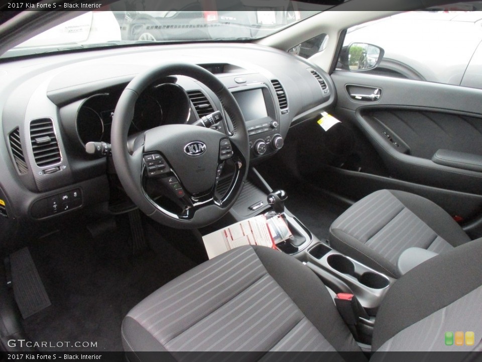 Black Interior Prime Interior for the 2017 Kia Forte S #116144534