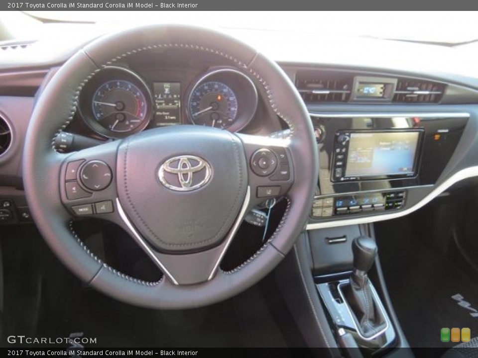 Black Interior Dashboard for the 2017 Toyota Corolla iM  #116144537