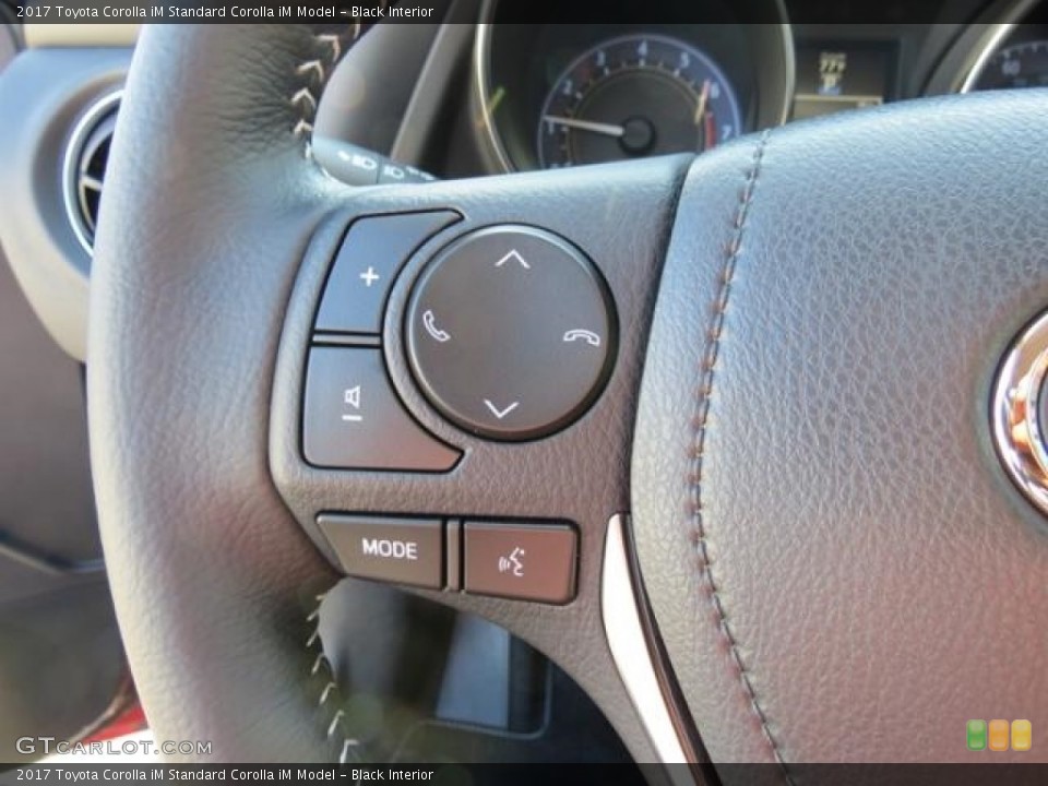 Black Interior Controls for the 2017 Toyota Corolla iM  #116144678