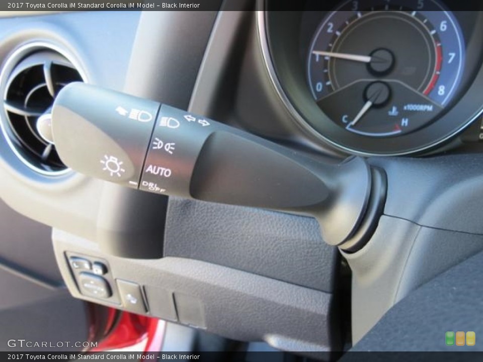 Black Interior Controls for the 2017 Toyota Corolla iM  #116144741