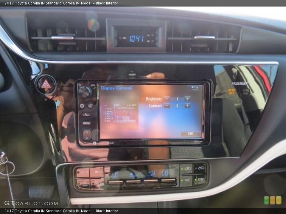 Black Interior Controls for the 2017 Toyota Corolla iM  #116144777