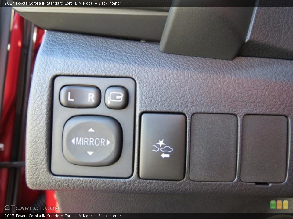 Black Interior Controls for the 2017 Toyota Corolla iM  #116144837