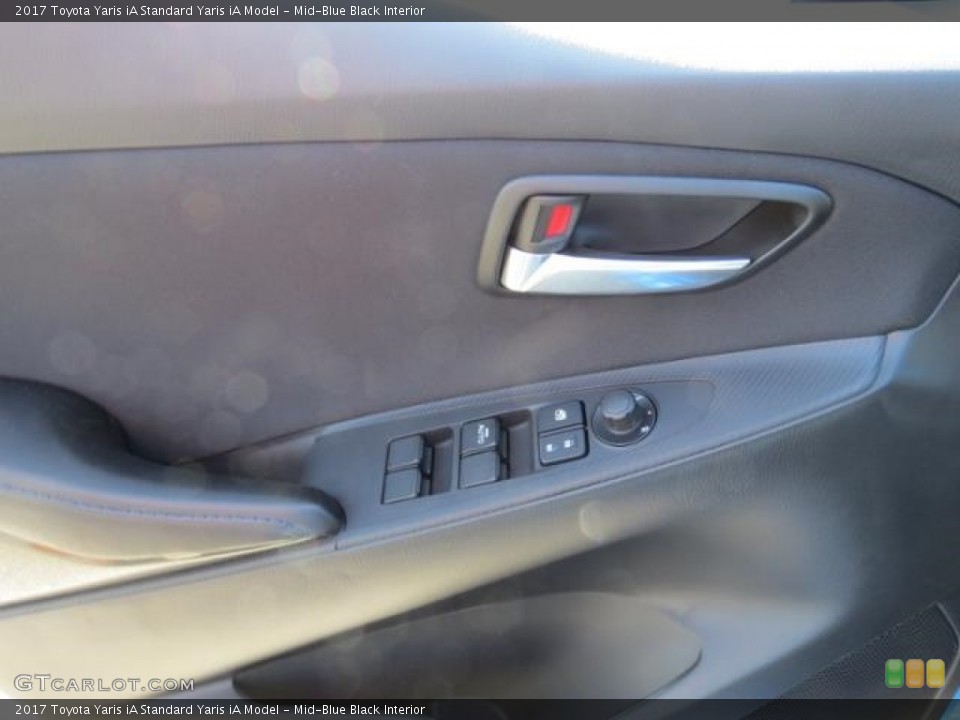 Mid-Blue Black Interior Door Panel for the 2017 Toyota Yaris iA  #116145710