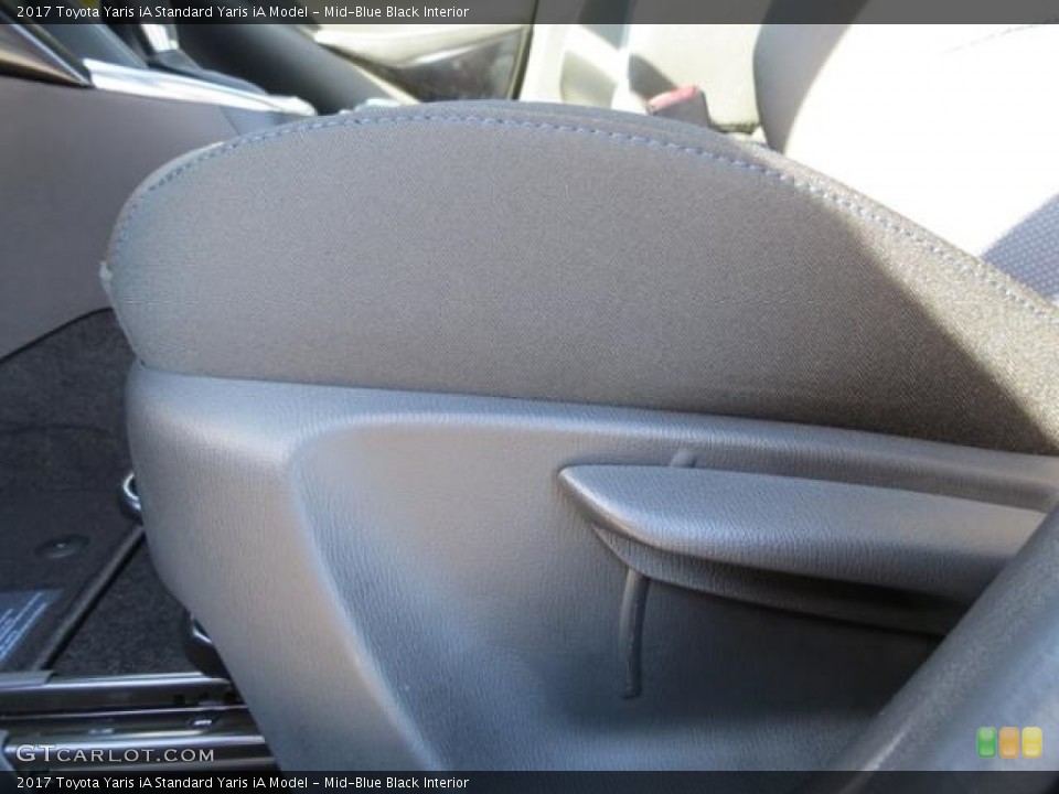 Mid-Blue Black Interior Controls for the 2017 Toyota Yaris iA  #116145731