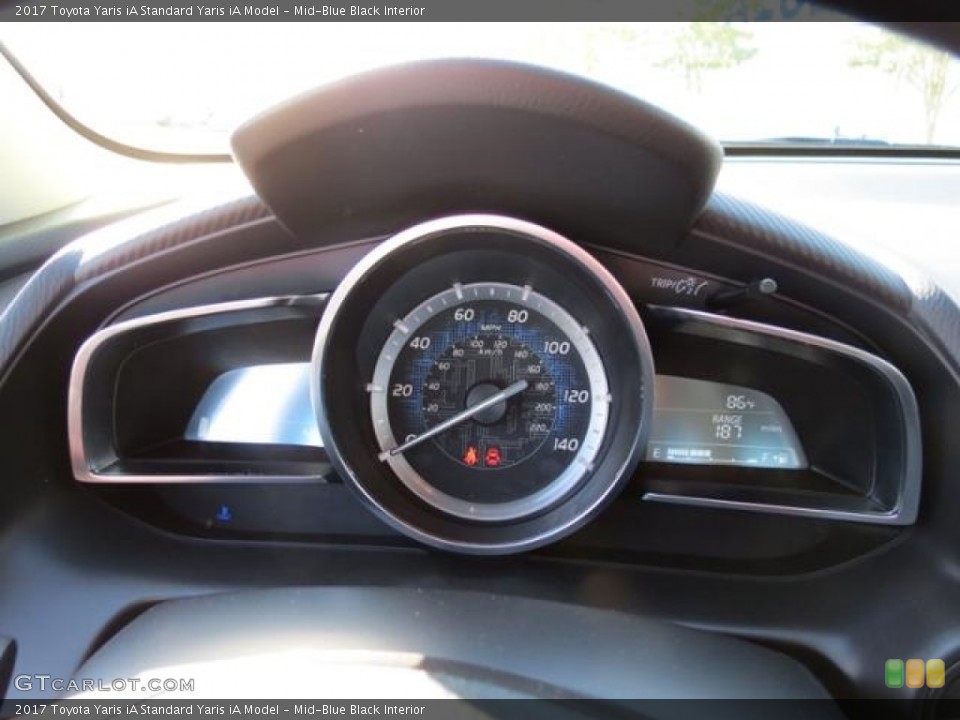 Mid-Blue Black Interior Gauges for the 2017 Toyota Yaris iA  #116145752