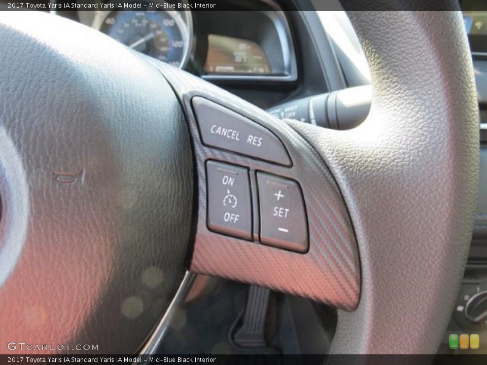 Mid-Blue Black Interior Controls for the 2017 Toyota Yaris iA  #116145794