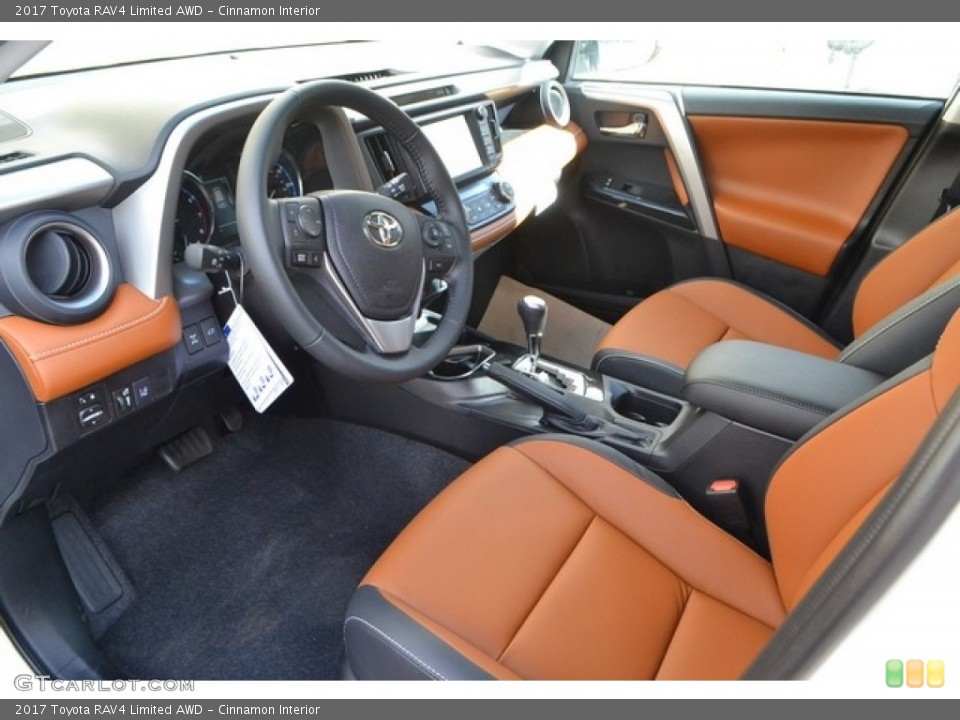 Cinnamon Interior Photo for the 2017 Toyota RAV4 Limited AWD #116151344