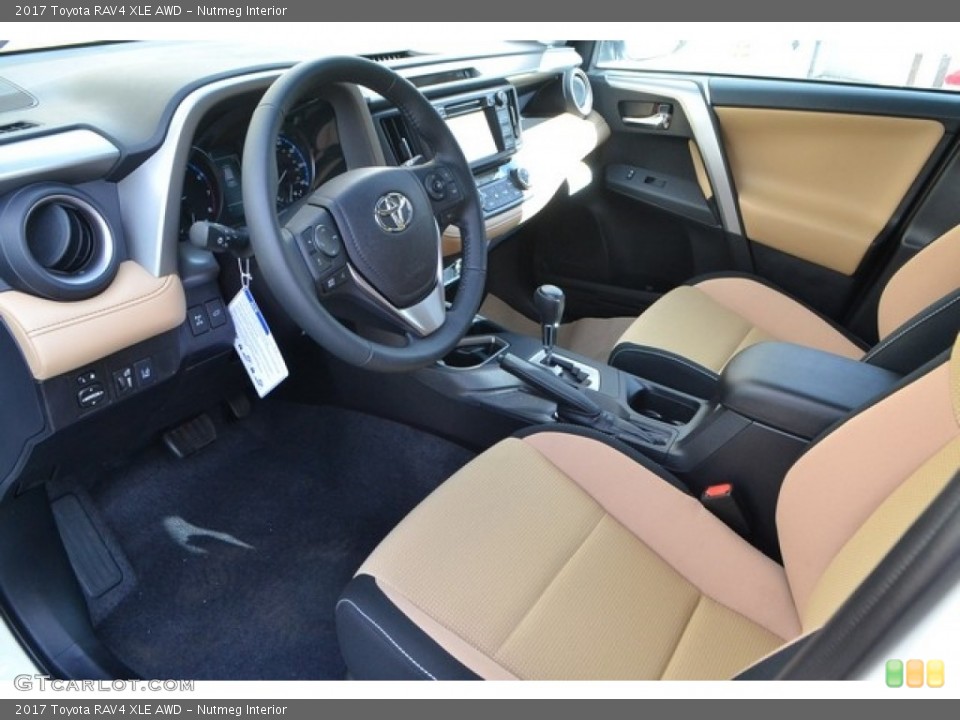 Nutmeg Interior Photo for the 2017 Toyota RAV4 XLE AWD #116151545