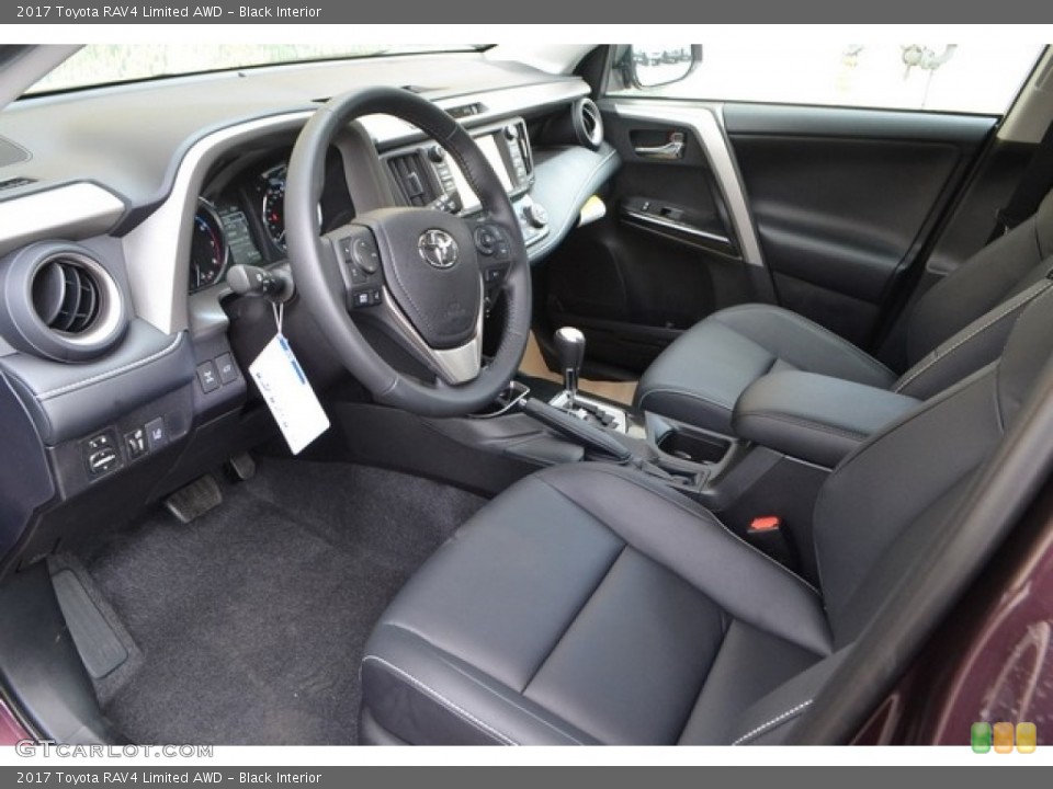 Black Interior Photo for the 2017 Toyota RAV4 Limited AWD #116151767
