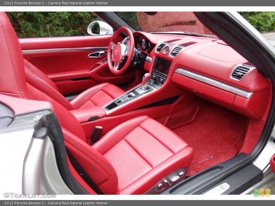 Carrera Red Natural Leather Interior Dashboard for the 2013 Porsche Boxster S #116152811