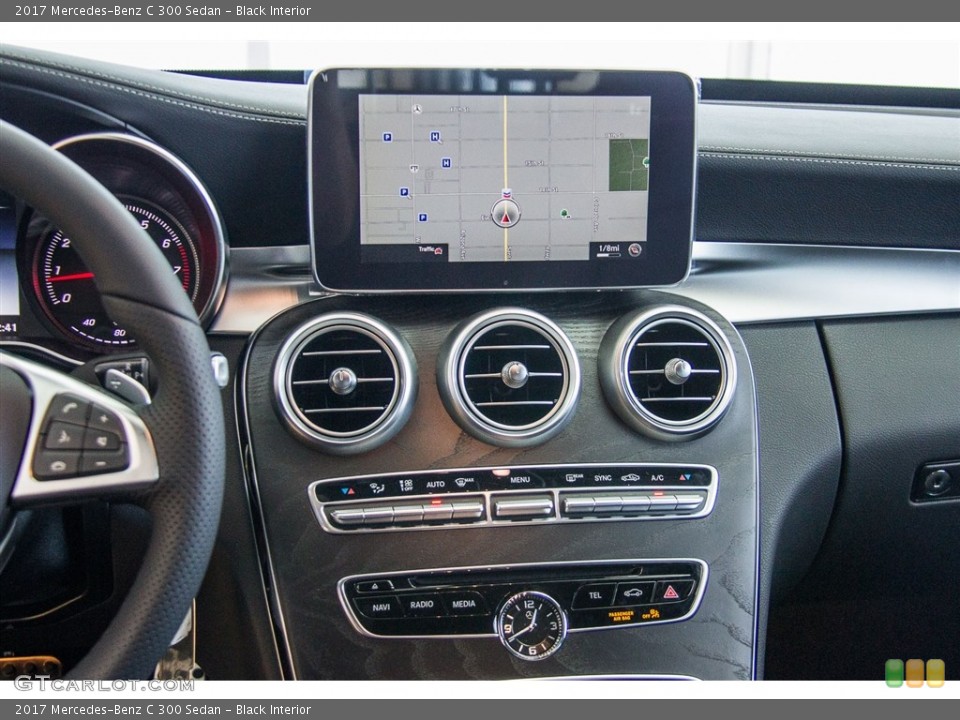 Black Interior Controls for the 2017 Mercedes-Benz C 300 Sedan #116153648