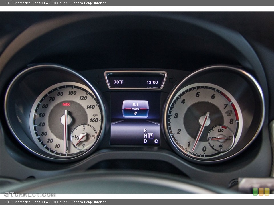 Sahara Beige Interior Gauges for the 2017 Mercedes-Benz CLA 250 Coupe #116154173