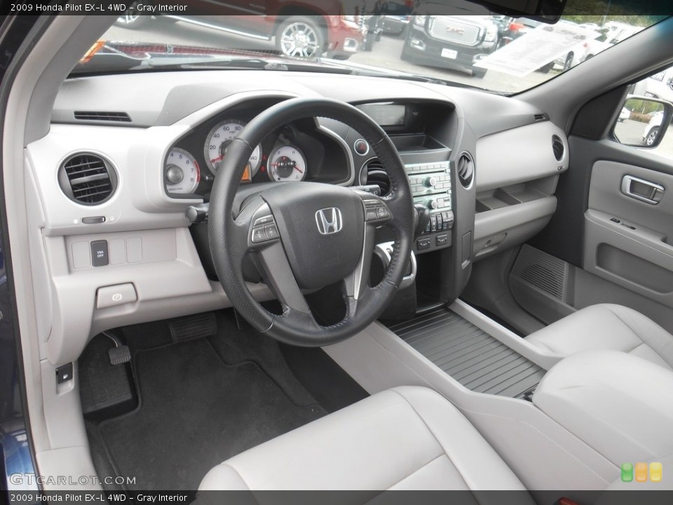 Gray Interior Photo for the 2009 Honda Pilot EX-L 4WD #116158163