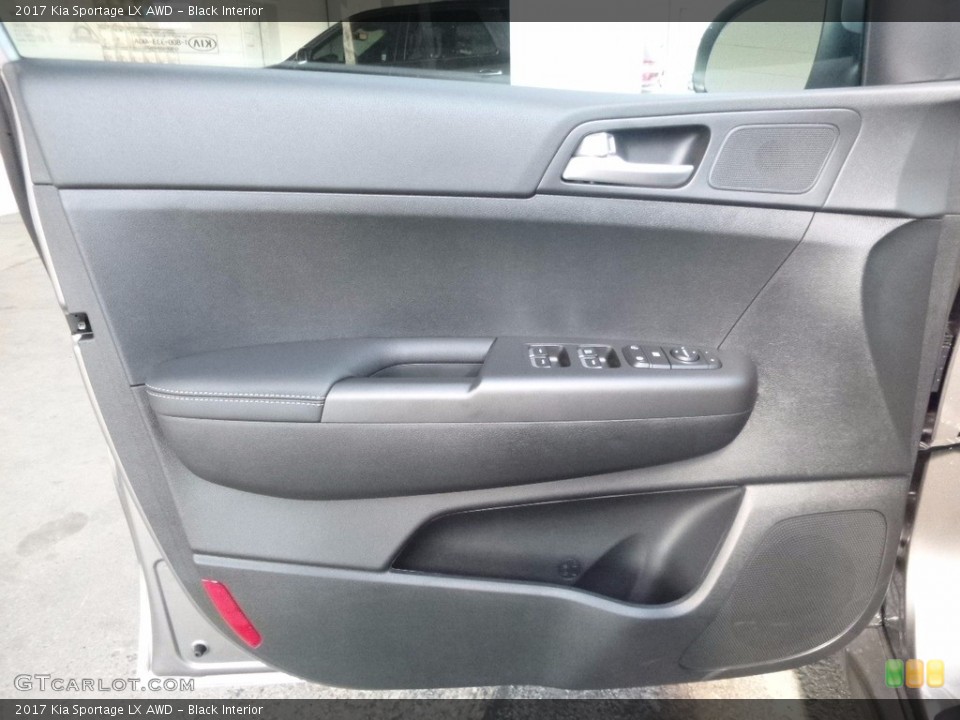 Black Interior Door Panel for the 2017 Kia Sportage LX AWD #116163572