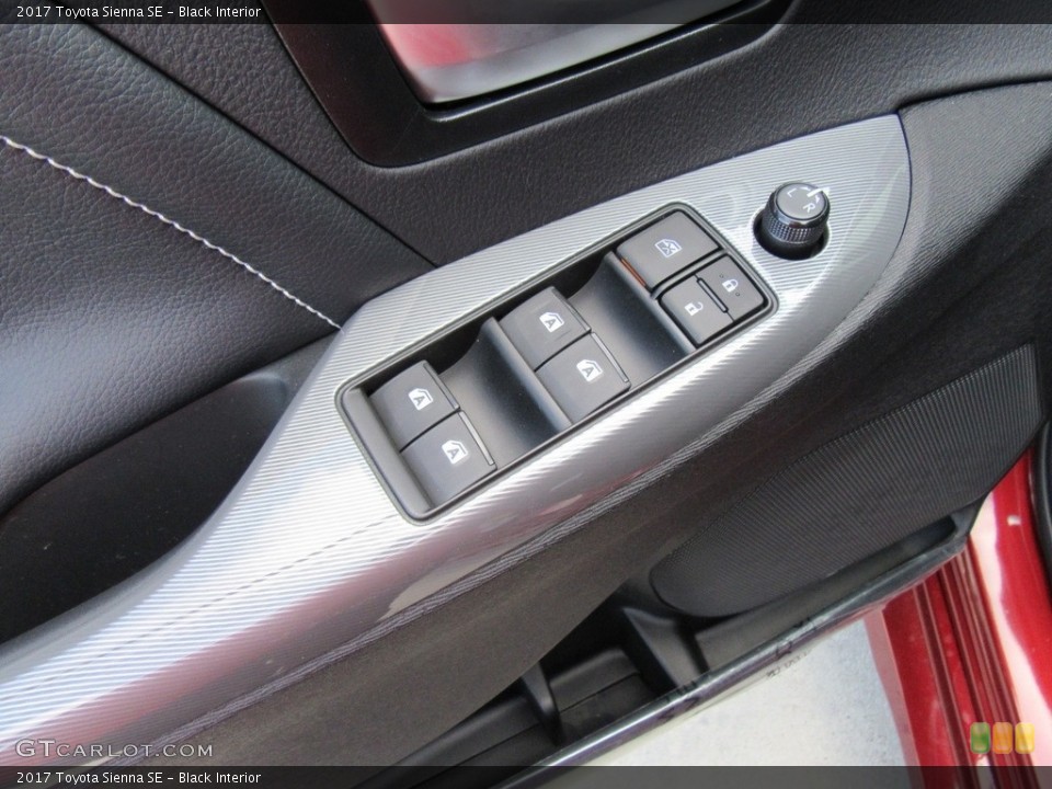 Black Interior Controls for the 2017 Toyota Sienna SE #116165114