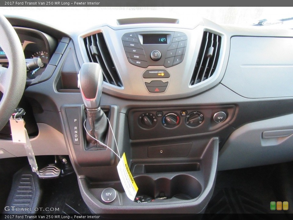 Pewter Interior Controls for the 2017 Ford Transit Van 250 MR Long #116166302