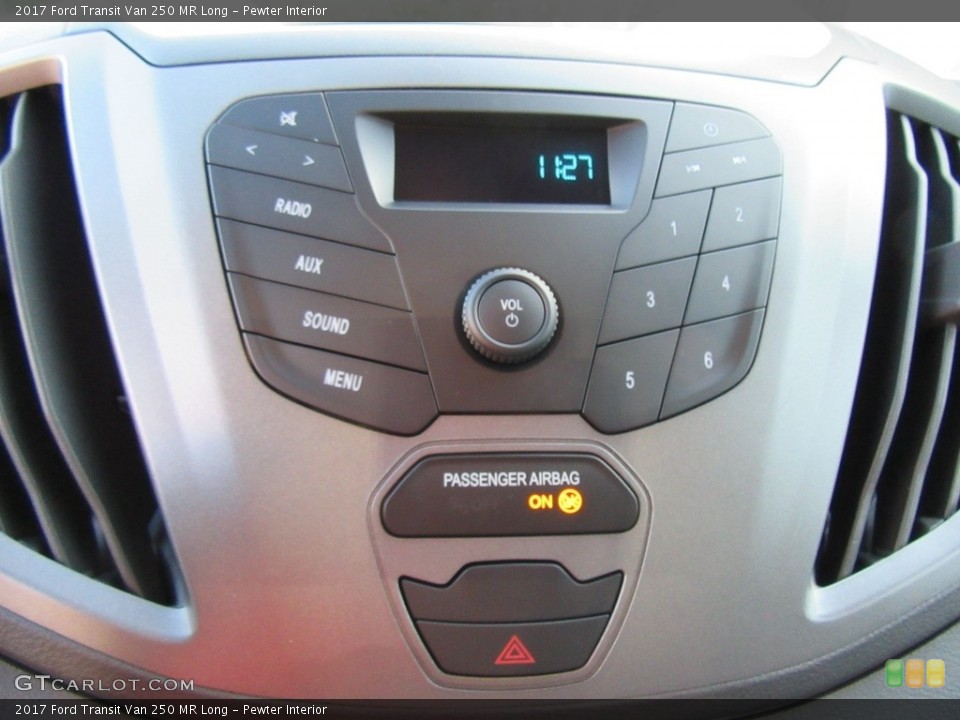 Pewter Interior Controls for the 2017 Ford Transit Van 250 MR Long #116166314