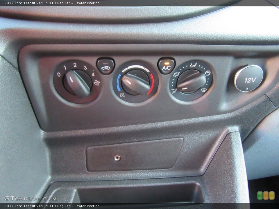 Pewter Interior Controls for the 2017 Ford Transit Van 150 LR Regular #116166527