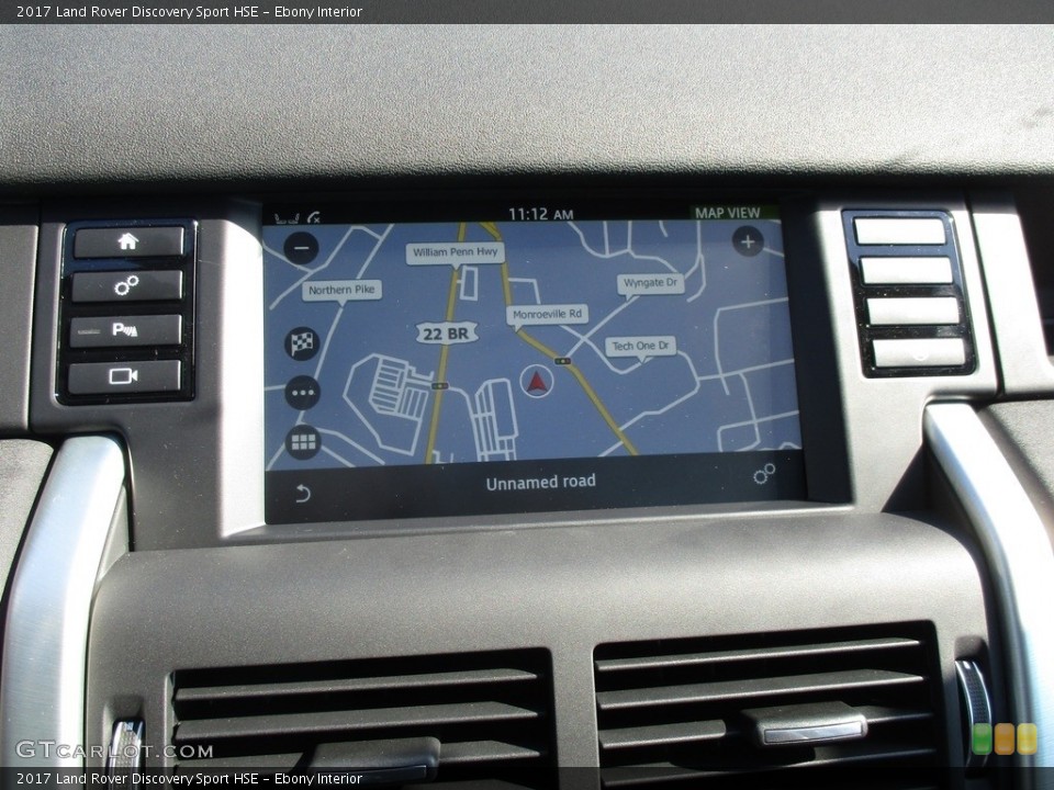Ebony Interior Navigation for the 2017 Land Rover Discovery Sport HSE #116167988