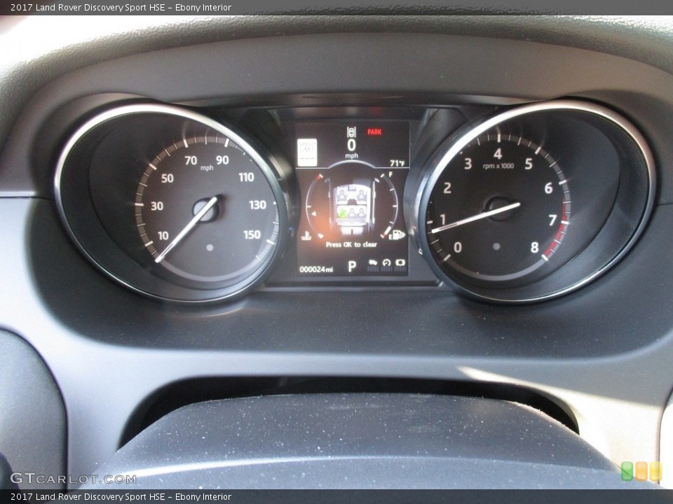 Ebony Interior Gauges for the 2017 Land Rover Discovery Sport HSE #116168102