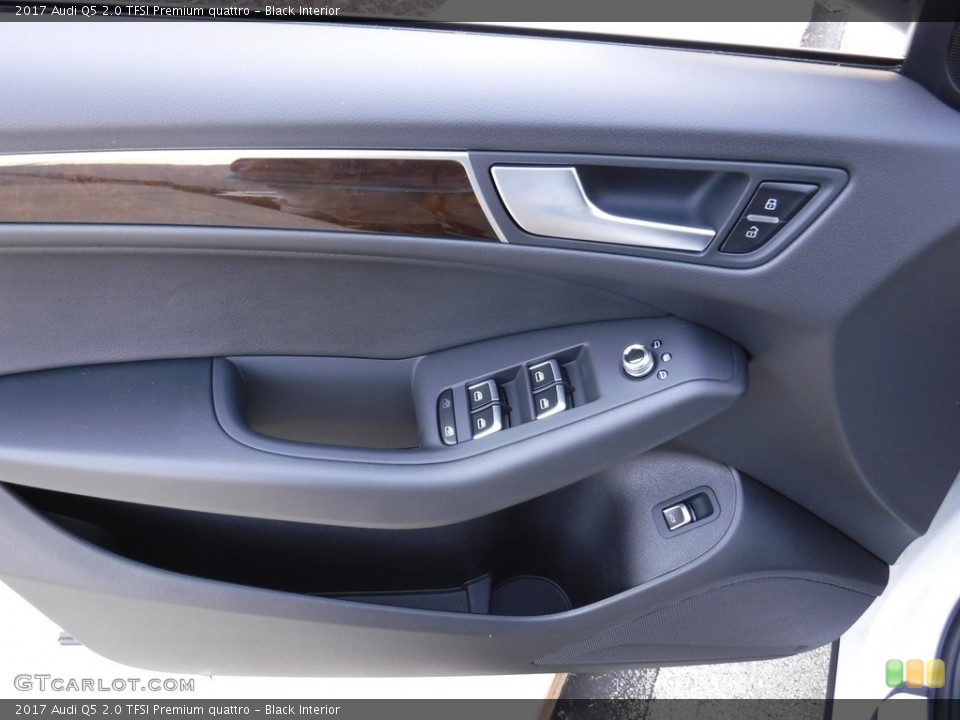 Black Interior Door Panel for the 2017 Audi Q5 2.0 TFSI Premium quattro #116168903
