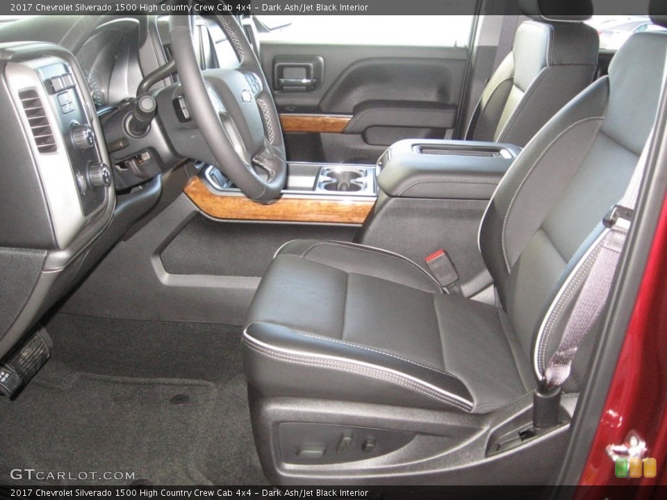 Dark Ash/Jet Black Interior Photo for the 2017 Chevrolet Silverado 1500 High Country Crew Cab 4x4 #116169302