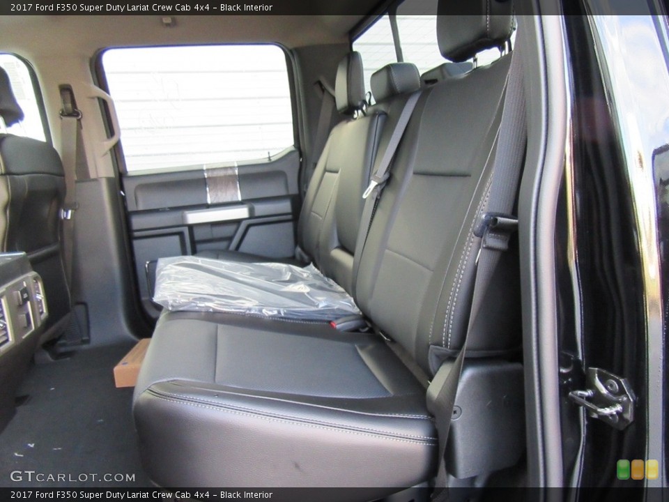 Black Interior Rear Seat for the 2017 Ford F350 Super Duty Lariat Crew Cab 4x4 #116172755