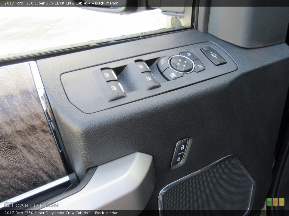 Black Interior Controls for the 2017 Ford F350 Super Duty Lariat Crew Cab 4x4 #116172815